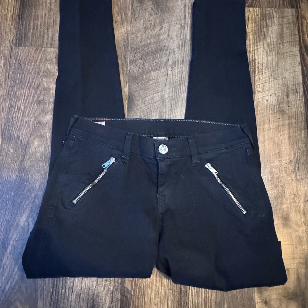 True Religion Casey Women's Black Skinny Jeans 29